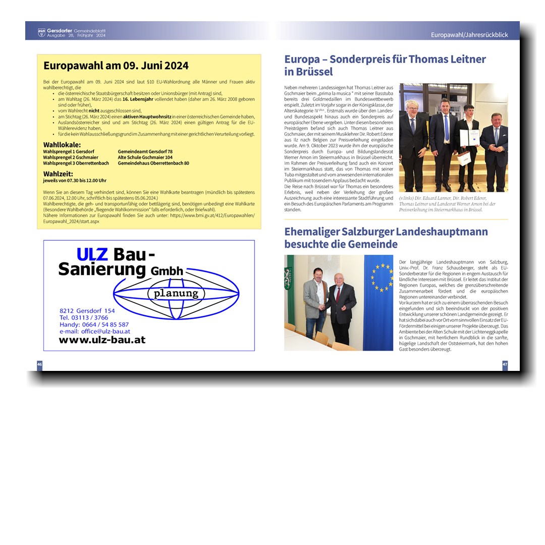 Zeitungslayout